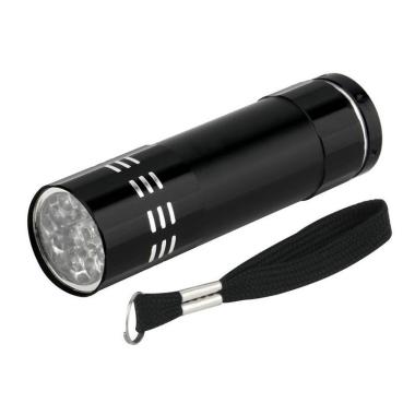 I2Y Flashlight 9 Led Super Bright Light Lamp - Hitam