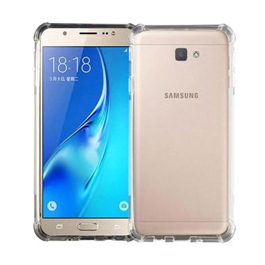 Winner List Anti Crack Anti Shock Silicon Softcase Casing for Samsung Galaxy J5 Prime - Transparent