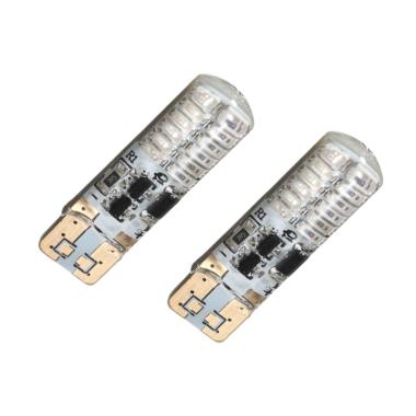 Raja Motor Jelly Mode Blitz LED Bohlam Lampu Sen - Biru [DOR-10Mata-2Mode-Biru]