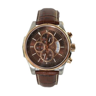Guess Collection Chronograph Leathe ... 1002G4S - Brown Rose Gold