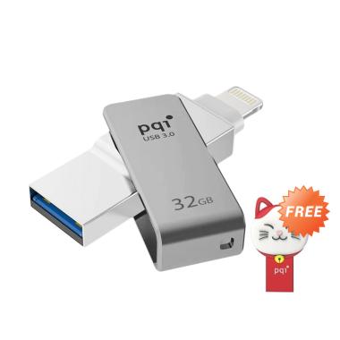 Pqi iConnect Mini Lightning Apple a ... OTG Flashdisk Merah 16GB