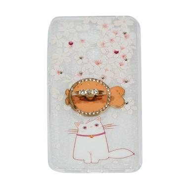 QCF Softshell Swarovski Cat Kucing ... for Xiaomi Redmi 4 Prime