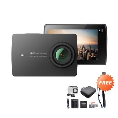 Xiaomi Yi 2 4K Action Cam - Black + ... + Desktop Charger Kingma