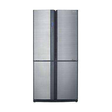 SHARP SJ-IF90PB-SL Side By Side Lemari Es - Silver [695 L]