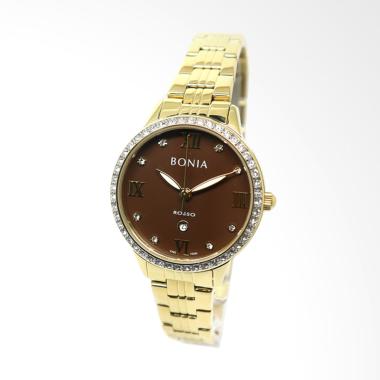 Bonia BNB10283-2243S Jam Tangan Wanita Gold