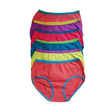 AILY 988 Celana Dalam Wanita [6 Pcs] 2XL Multicolor