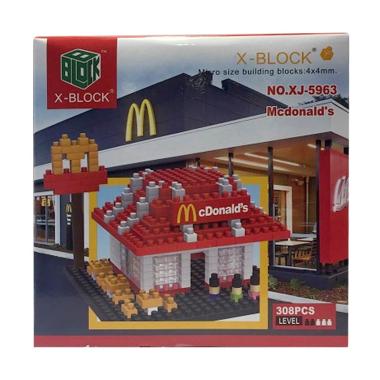 X-Blocks Mc donald's Mainan Blocks