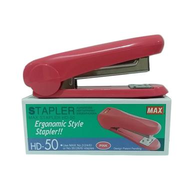 Max HD 50 Stapler - Pink