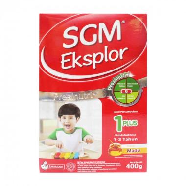 Promo Harga SGM Eksplor 1+ Susu Pertumbuhan Madu 400 gr - Blibli