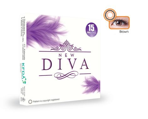 X2 Diva Softlens - Brown