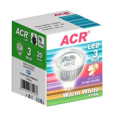 ACR LED 3W - 12V - 4100K - 6 PCS - Warm White