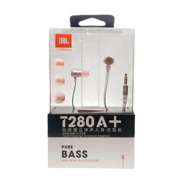 JBL T280A+ Headset - Pink Rose