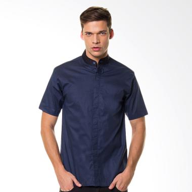 Efesu Kemeja Koko - Navy Black