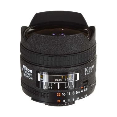 Nikon AF 16mm f-2.8D Fisheye Lensa Kamera