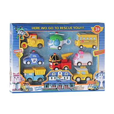 Mao Robocar Poli Set Action Figure [8 pcs] Multicolor
