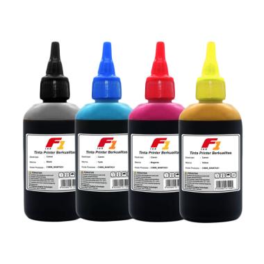 F1 Ink Tinta Printer for Canon [4 warna/ 100 mL]