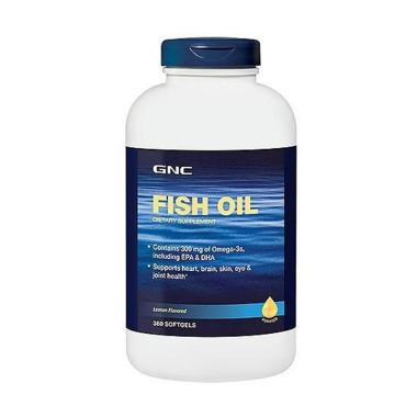 GNC Fish Oil 1000 Suplemen [300 mg/360 softgels]