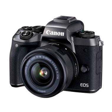 Canon EOS M5 Kit 15-45mm Kamera Mirrorless - Black