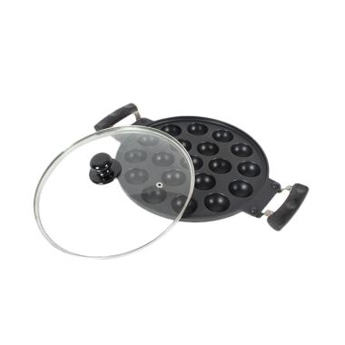 Haneda Panacook Takoyaki Pan Peralatan Kue Black