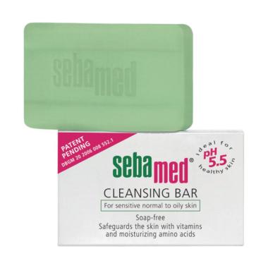 Sebamed Cleansing Bar Sabun Mandi [150 g] Putih