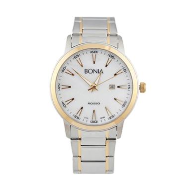 Bonia Rosso BNB10100-1152 Jam Tangan Pria Silver