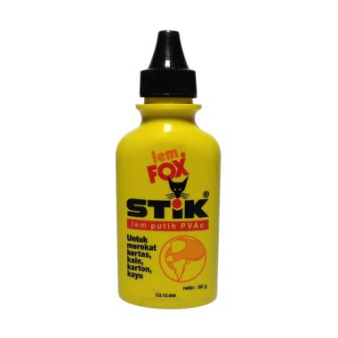 Fox Stik Pvac Lem Kertas - Putih Kuning