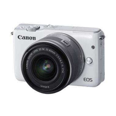 Canon EOS M10 Kit EF-M 15-45mm Kamera Mirrorless - White