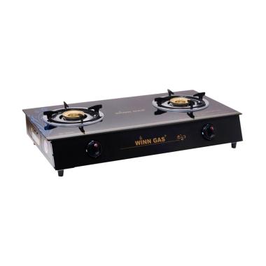 Winn Gas W-668 Glass Top Kompor Gas - Black
