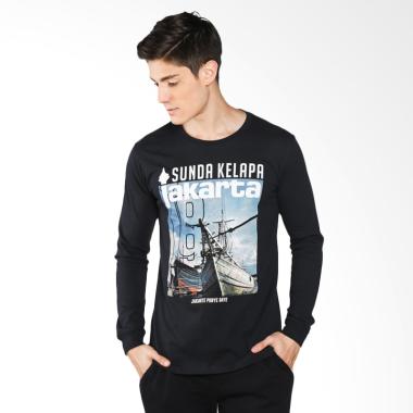 Jepege SK LS Kaos Pria - Black