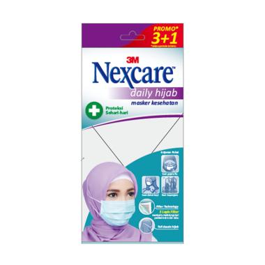 3M Nexcare Daily Hijab Masker [3 pcs] Hijau