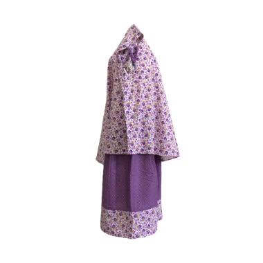 Mukena Dinda Katun RS 04 Mukena Anak - Purple Rose