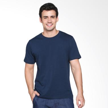 Katoen.Id T-Shirt / Kaos Polos Pria - Navy
