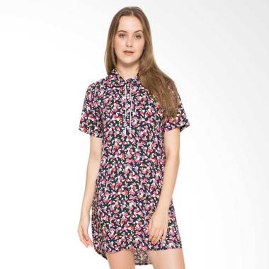 Daisy Cherry Pajamas - Navy