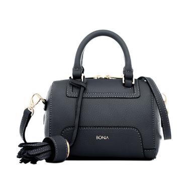 Bonia Picollo Boston Satchel Bag - Dark Blue