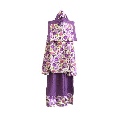 Mukena Dinda Katun RS 06 Mukena Anak - Purple Rose
