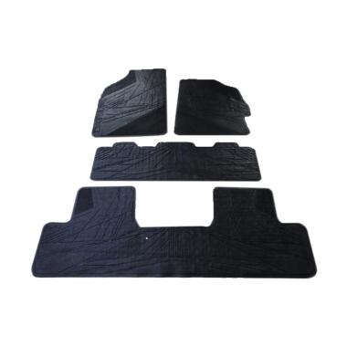 R & A Karpet mobil untuk Datsun Go+ - Black