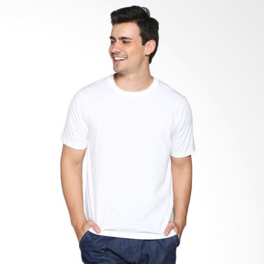 Katoen.Id T-Shirt / Kaos Polos Pria - White