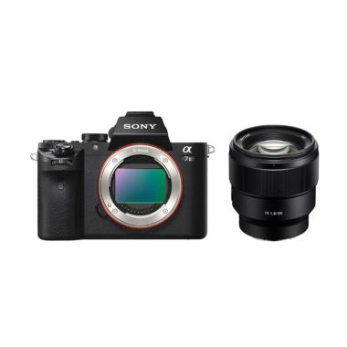 Sony Alpha A7 II FE 85mm F1.8 Kamera Mirrorless - Hitam