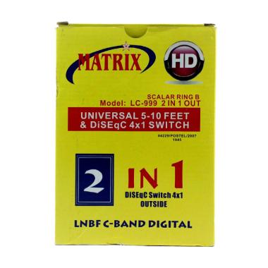 Matrix LC-999 LNB C Band Kembar