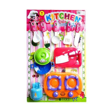 MOMO 101 Kitchen Star Series Fast Food Playset Mainan Edukasi Anak - Multicolor