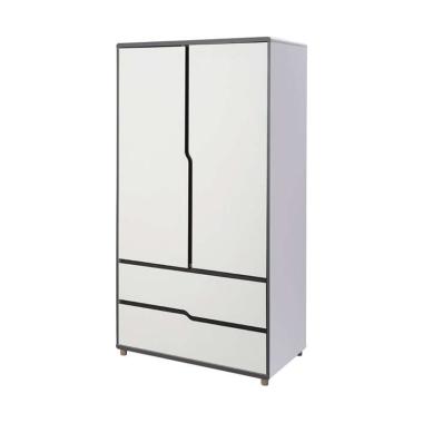 Ivaro Queen Moby Wardrobe Lemari Pakaian (knock down)
