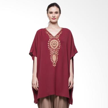Minimal Caftan Tunic - Plum