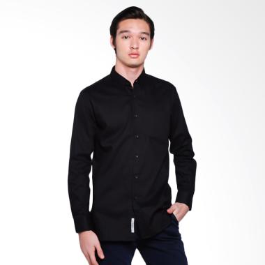 Salt n Pepper Men Long Sleeve Kemeja Pria - Black [LS SNP 023 1801]