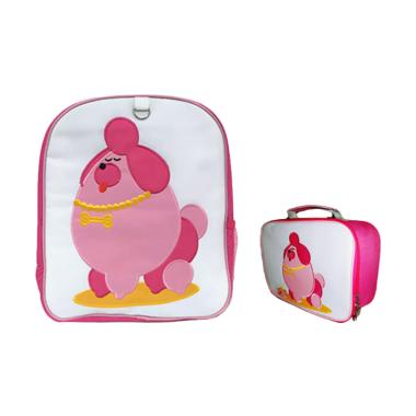 Becks Poodle Set Tas Anak - Pink
