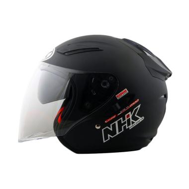 NHK R1 Helm Half Face - Solid Black Doff