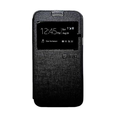 Nano Flip Cover Casing for Oppo F1S - Hitam