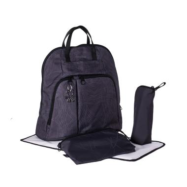 Okiedog Trek Scribbles Tas Bayi - Black