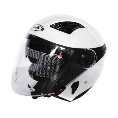 Zeus ZS-610 Helm Half Face - White L M