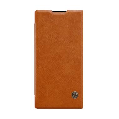 Nillkin Qin Leather Case Casing for Sony Xperia XA2 Ultra Dual - Brown Brown