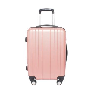 Real Polo 7716 Fiber ABS Hardcase Tas Koper - Rose Gold [20 Inch]